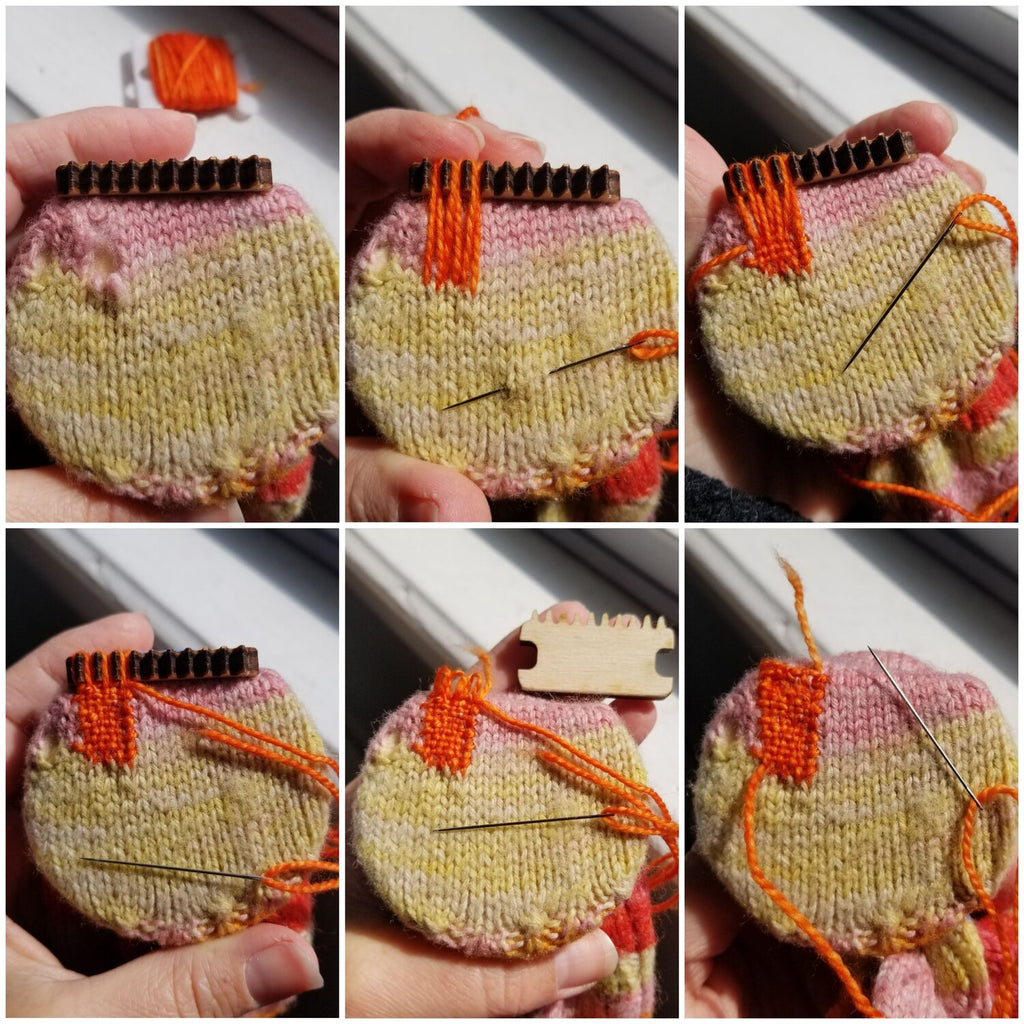 Darning and Mending Loom Kit by Katrinkles - Argyle Yarn Shop