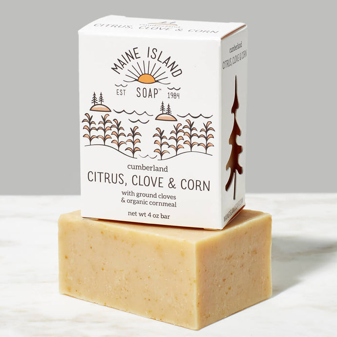 Cumberland Citrus, Clove & Corn: Maine Island Soap