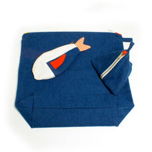 Degen Denim Zippered Sweater Sized Project Bag