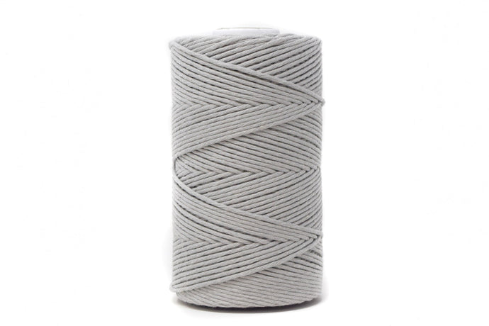 Stone Gray: Ganxxet 2mm Soft Cotton Cord
