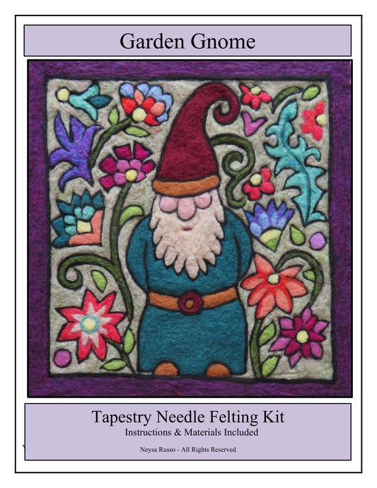 Garden Gnome: Neysa Russo Felted Tapestry Kit