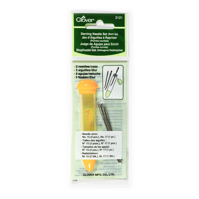 Clover Bent Tip Darning Needle Set