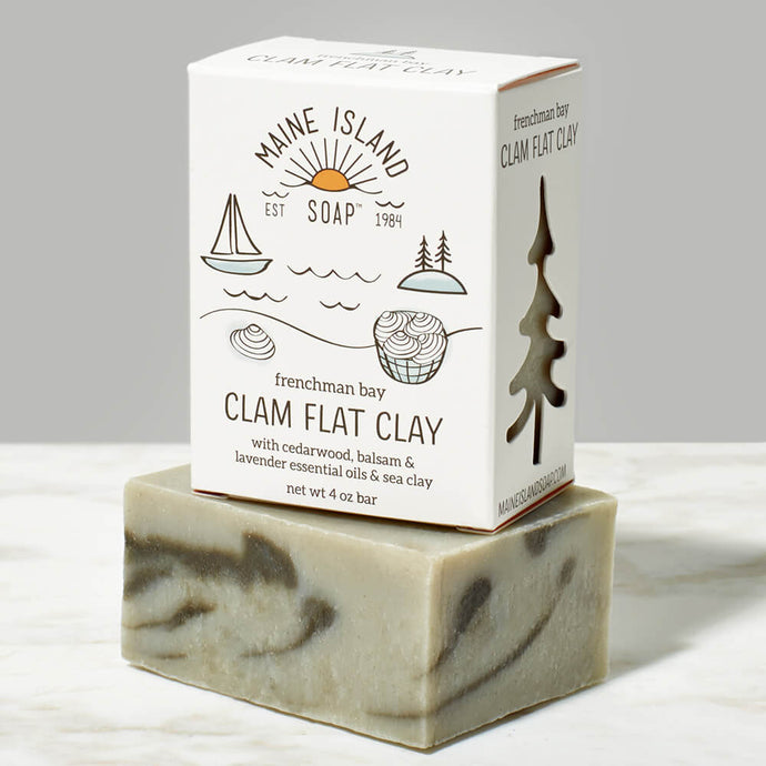 Frenchman Bay Clam Flat Clay: Maine Island Soap