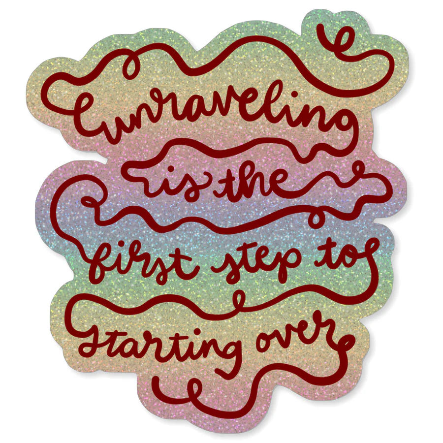 Shelli Can Unraveling Sticker