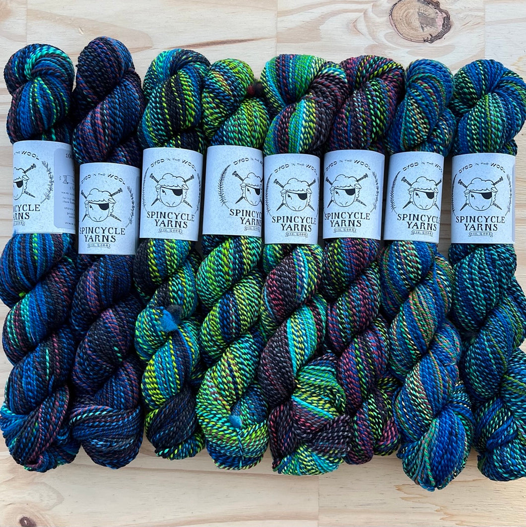 PORTFIBER EXCLUSIVE: NIGHT BLOOM: Spincycle Yarns Dyed in the Wool