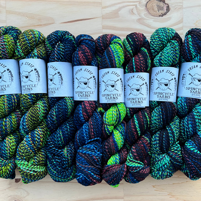 PORTFIBER EXCLUSIVE: NIGHT BLOOM: Spincycle Yarns Dream State