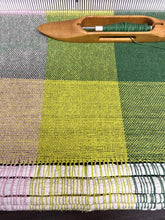 3.9.24 Color Field Scarf on a Rigid Heddle with Casey