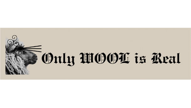Only Wool is Real Bumper Sticker