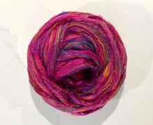 Firework Sari Silk Roving