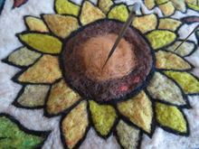 Sunflower: Neysa Russo Felted Tapestry Kit