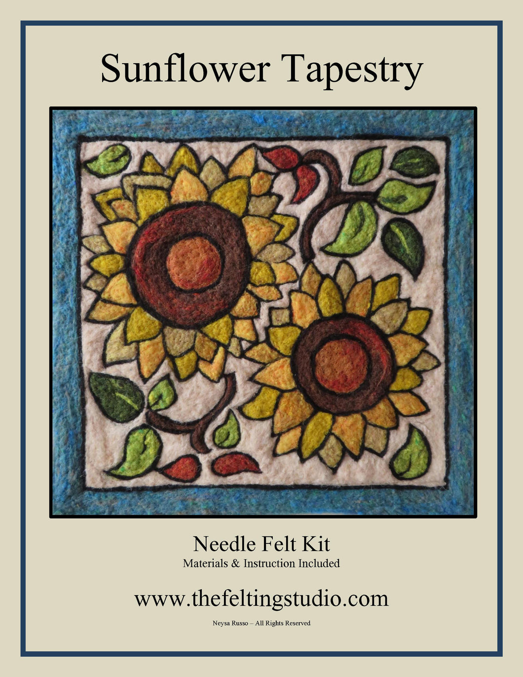 Ashford Needle Felting Kit - Flowers
