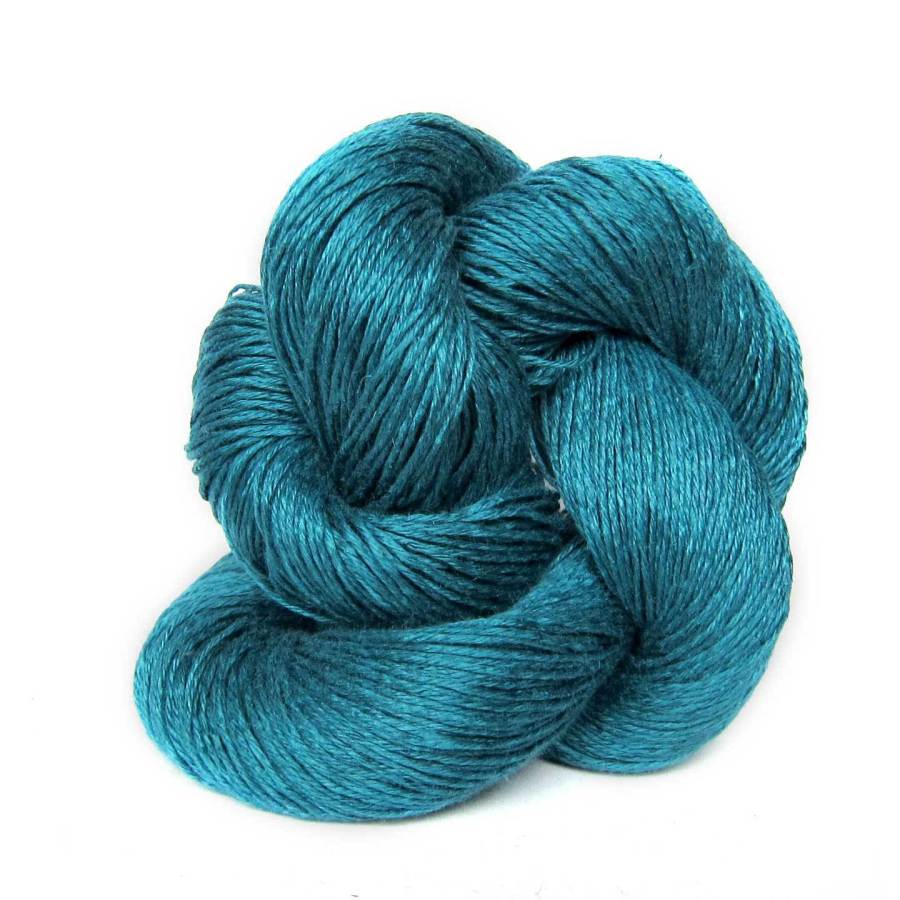 Teal: Euroflax 14/4 Linen Mini Skein