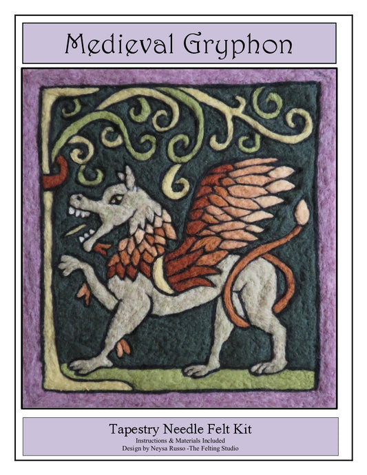Medieval Gryphon: Neysa Russo Felted Tapestry Kit