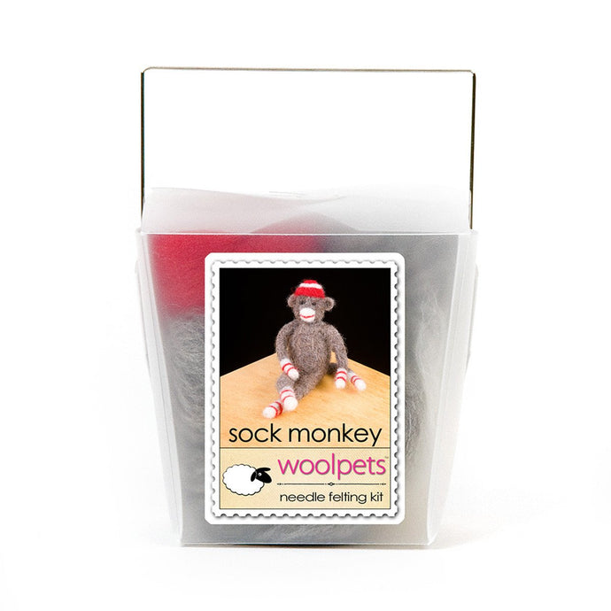 Sock Monkey Woolpets Kit