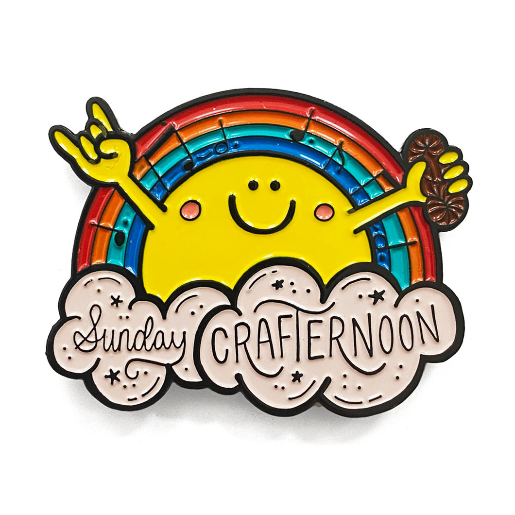 Sunday Crafternoon Pin