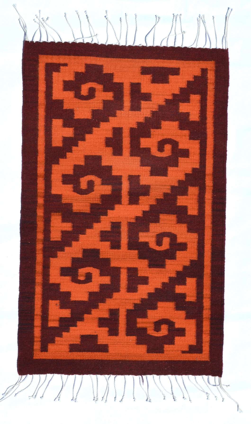 Olas in Red Handwoven Rug