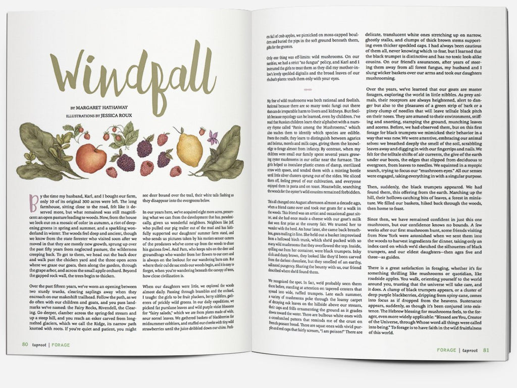 Taproot, Issue 38: Forage – PortFiber