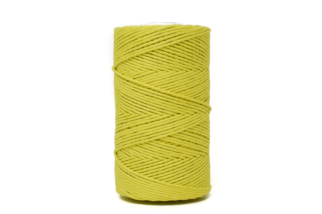 Lemon Yellow: Ganxxet 2mm Soft Cotton Cord