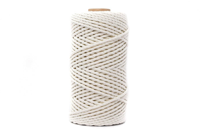 Ivory: Ganxxet 3mm 3-Ply Cotton Rope