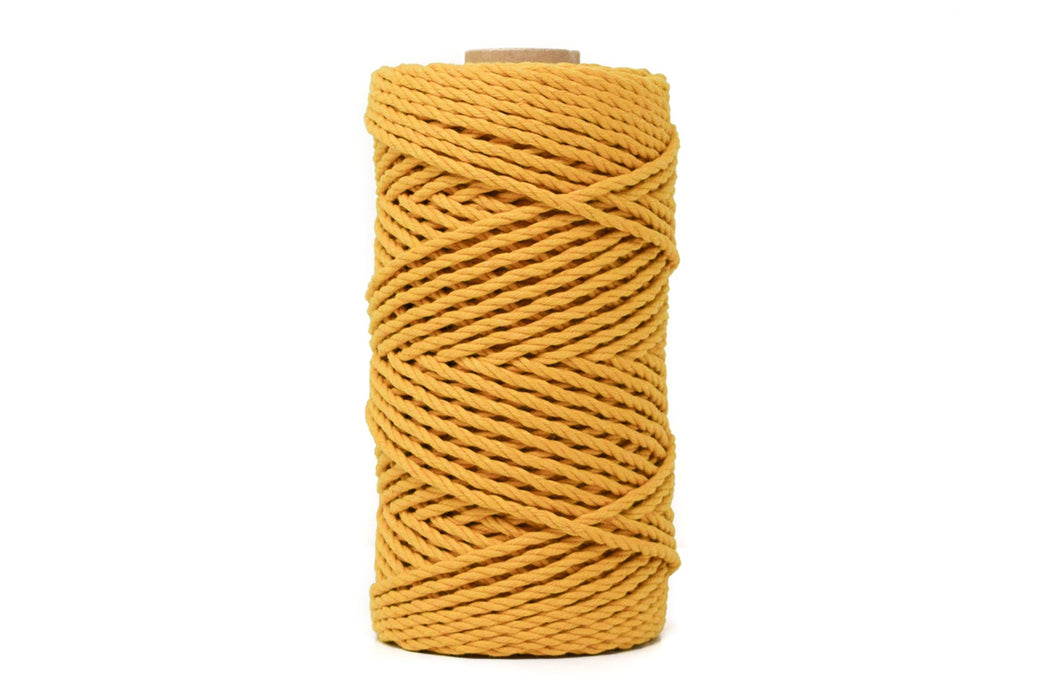 Ocher: Ganxxet 3mm 3-Ply Cotton Rope