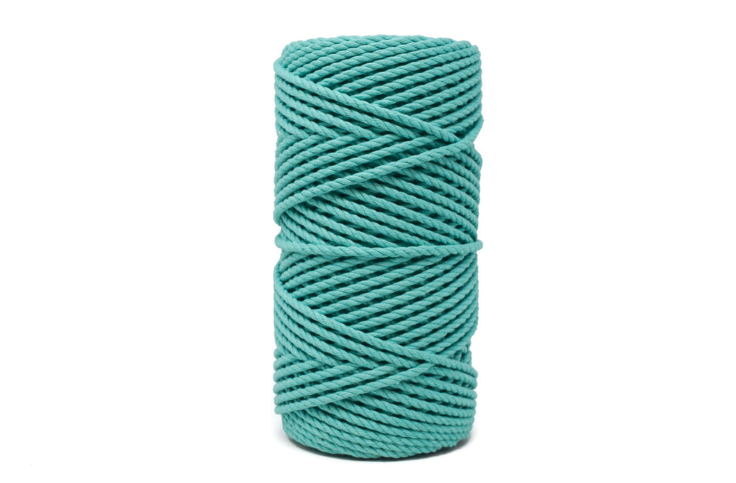 Aquamarine: Ganxxet 3mm 3-Ply Cotton Rope