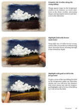 Landscapes in Wool: The Art of Needle Felting by Jaana Mattson