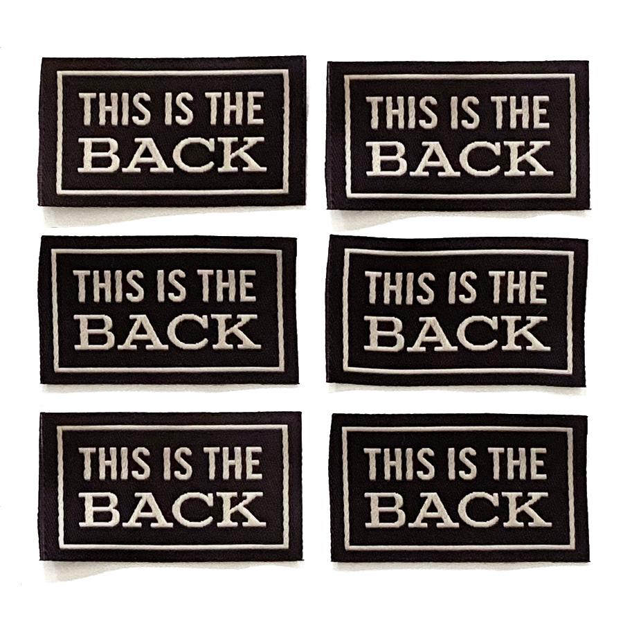 Shelli Can This is the Back Labels 6-pack, Black