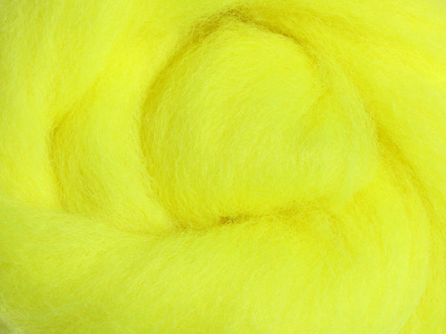 Fluorescent Yellow: Combed Corriedale